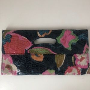 Floral Hobo Clutch